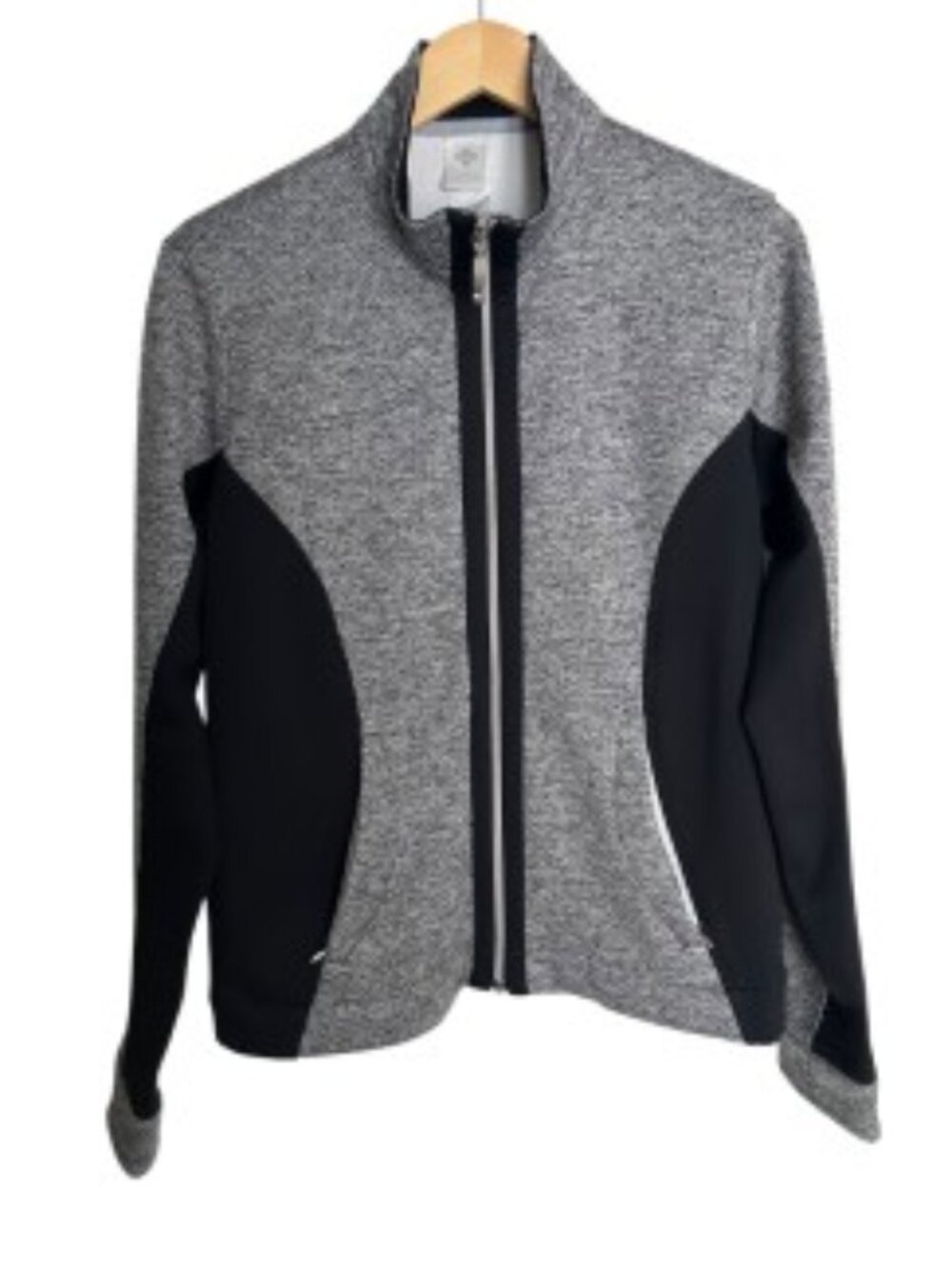 Descente Full Zip Track Ski Layering Jacket 10